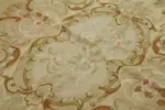 Aubusson Eskitme Bej Pamuk Üzerine Yün El Dokuma Halı-176x270 - Görsel 5