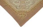 Aubusson Eskitme Bej Pamuk Üzerine Yün El Dokuma Halı-297x428 - Görsel 4