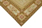 Aubusson Eskitme Bej Pamuk Üzerine Yün El Dokuma Halı-268x373 - Görsel 4