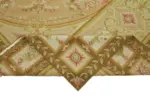 Aubusson Eskitme Bej Pamuk Üzerine Yün El Dokuma Halı-268x373 - Görsel 6
