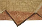 Aubusson Eskitme Bej Pamuk Üzerine Yün El Dokuma Halı-264x353 - Görsel 6