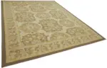 Aubusson Eskitme Bej Pamuk Üzerine Yün El Dokuma Halı-270x370 - Görsel 2