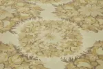 Aubusson Eskitme Bej Pamuk Üzerine Yün El Dokuma Halı-270x370 - Görsel 5