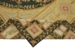 Aubusson Eskitme Bej Pamuk Üzerine Yün El Dokuma Halı-270x375 - Görsel 6