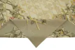 Aubusson Eskitme Bej Pamuk Üzerine Yün El Dokuma Halı-268x355 - Görsel 6