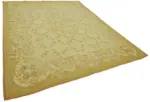 Aubusson Eskitme Bej Pamuk Üzerine Yün El Dokuma Halı-239x300 - Görsel 2