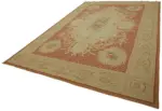 Aubusson Eskitme Bej Pamuk Üzerine Yün El Dokuma Halı-295x431 - Görsel 3