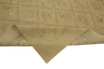 Aubusson Eskitme Bej Pamuk Üzerine Yün El Dokuma Halı-272x360 - Görsel 6