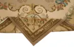 Aubusson Eskitme Bej Pamuk Üzerine Yün El Dokuma Halı-263x334 - Görsel 6