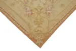 Aubusson Eskitme Bej Pamuk Üzerine Yün El Dokuma Halı-301x440 - Görsel 4