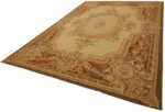 Aubusson Eskitme Bej Pamuk Üzerine Yün El Dokuma Halı-300x428 - Görsel 3