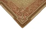 Aubusson Eskitme Bej Pamuk Üzerine Yün El Dokuma Halı-272x348 - Görsel 4