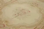 Aubusson Eskitme Bej Pamuk Üzerine Yün El Dokuma Halı-308x397 - Görsel 5