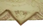 Aubusson Eskitme Bej Pamuk Üzerine Yün El Dokuma Halı-237x290 - Görsel 6
