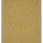 Needlepoint Bej Pamuk Üzerine Yün El Dokuma Halı-184x272