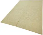 Needlepoint Bej Pamuk Üzerine Yün El Dokuma Halı-180x255 - Görsel 3