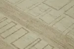 Tribal Modern Dizayn Bej Pamuk Üzerine Yün El Dokuma Halı-277x373 - Görsel 5