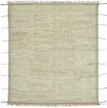 Tribal Modern Dizayn Bej Pamuk Üzerine Yün El Dokuma Halı-261x299