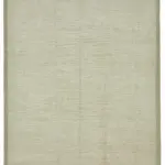 Tribal Modern Dizayn Bej Pamuk Üzerine Yün El Dokuma Halı-248x296