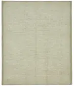 Tribal Modern Dizayn Bej Pamuk Üzerine Yün El Dokuma Halı-248x296