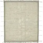 Tribal Modern Dizayn Bej Pamuk Üzerine Yün El Dokuma Halı-252x299