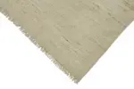 Tribal Modern Dizayn Bej Pamuk Üzerine Yün El Dokuma Halı-175x236 - Görsel 4