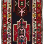 Herki Eskitme Multi Pamuk Üzerine Yün El Dokuma Halı-080x250