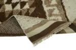 Herki Eskitme Bej Pamuk Üzerine Yün El Dokuma Halı-084x317 - Görsel 6