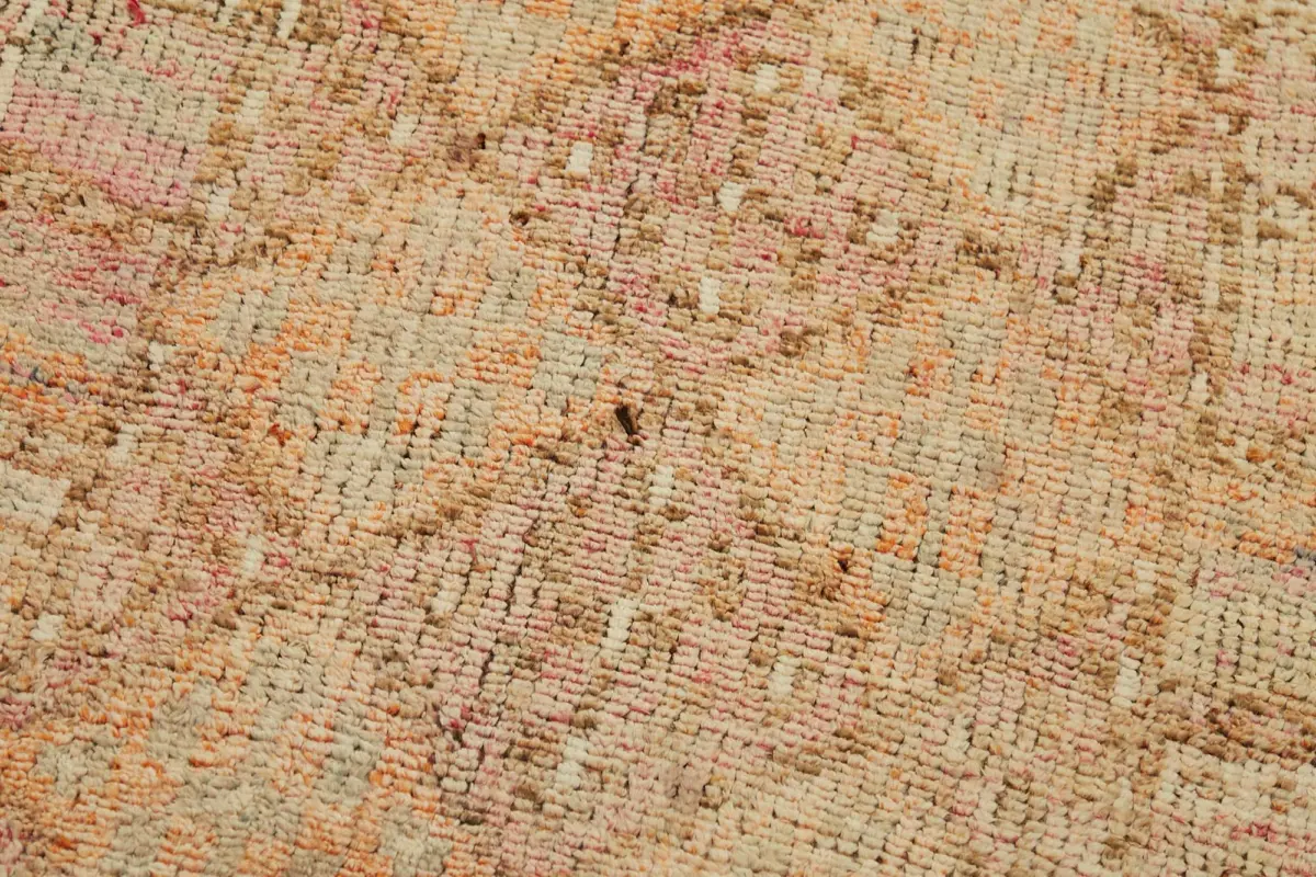 Herki Eskitme Kırmızı Pamuk Üzerine Yün El Dokuma Halı-080x458 - Görsel 5