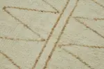 Herki Eskitme Bej Pamuk Üzerine Yün El Dokuma Halı-090x335 - Görsel 5