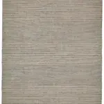 İskandinav Multi Renk Çizgili Pamuk Üzerinde Yün El Dokuma Halı-242x305