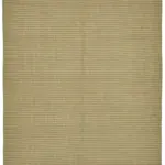 İskandinav Kahverengi Modern Dizayn Pamuk Üzerinde Yün El Dokuma Halı-178x210