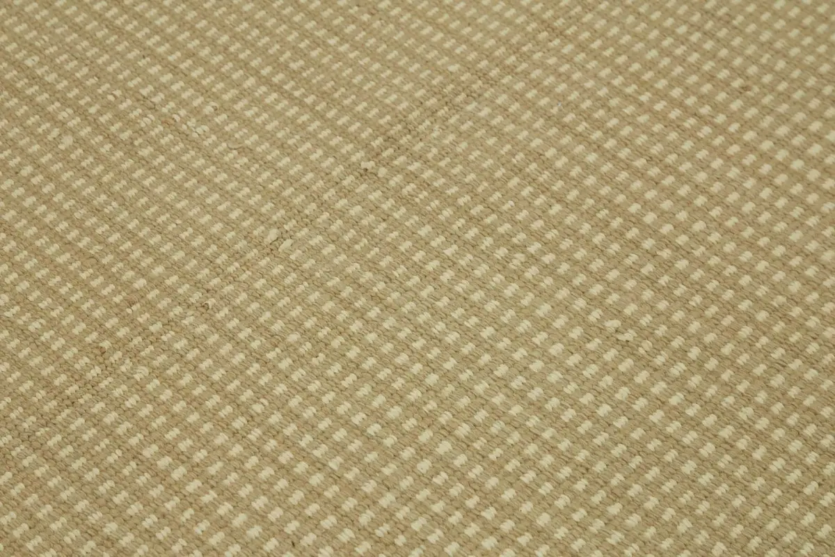 İskandinav Kahverengi Modern Dizayn Pamuk Üzerinde Yün El Dokuma Halı-178x210 - Görsel 5
