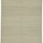 İskandinav Multi Renk Çizgili Pamuk Üzerinde Yün El Dokuma Halı-181x267