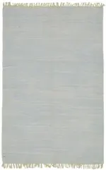 İskandinav Mor Çizgili Pamuk Üzerine Yün El Dokuma Halı-170x270