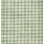 İskandinav Yeşil Çizgili Pamuk Üzerine Yün El Dokuma Halı-180x256