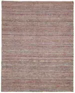 İskandinav Kırmızı Modern Dizayn Pamuk Üzerine Yün El Dokuma Halı-236x298