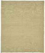 İskandinav  Sarı Modern Dizayn Pamuk Üzerine Yün El Dokuma Halı-235x276