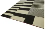 Söküntü Bej Modern Dizayn Yün El Dokuma Kilim-260x302 - Görsel 3