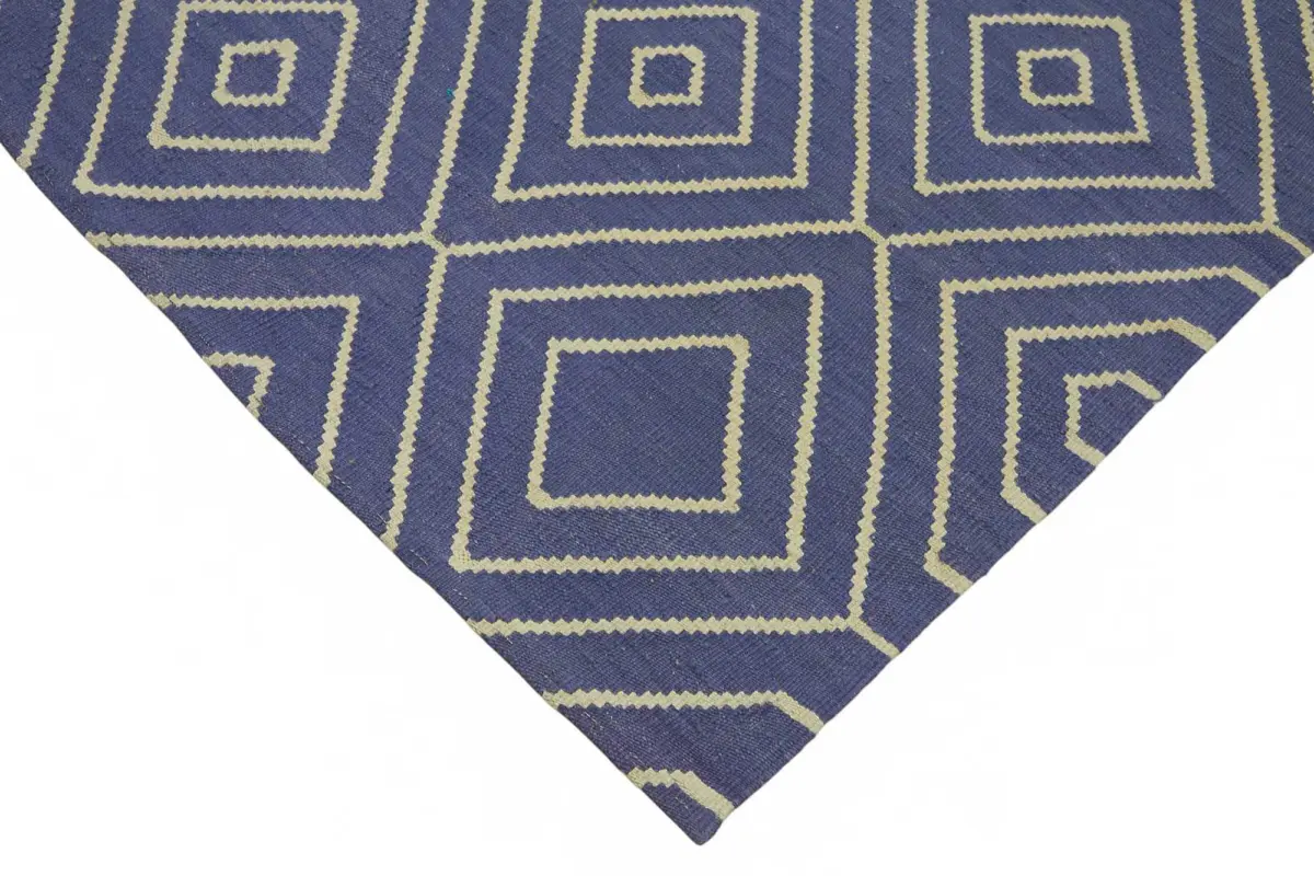 Söküntü Mor Geometrik Yün El Dokuma Kilim-250x391 - Görsel 4
