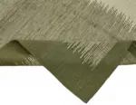 Söküntü Yeşil Çizgili Yün El Dokuma Kilim-295x387 - Görsel 6