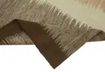 Söküntü Kahverengi Çizgili Yün El Dokuma Kilim-244x387 - Görsel 6