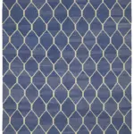 Söküntü Mor Geometrik Yün El Dokuma Kilim-250x352