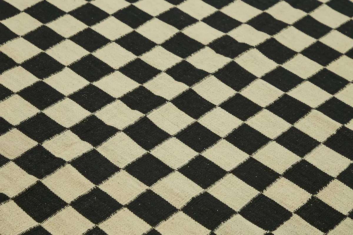 Söküntü Bej Modern Dizayn Yün El Dokuma Kilim-258x337 - Görsel 5