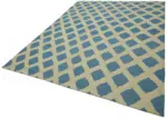 Söküntü Mavi Geometrik Yün El Dokuma Kilim-258x340 - Görsel 3