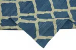 Söküntü Mavi Geometrik Yün El Dokuma Kilim-251x342 - Görsel 6