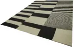 Söküntü Bej Modern Dizayn Yün El Dokuma Kilim-285x361 - Görsel 3