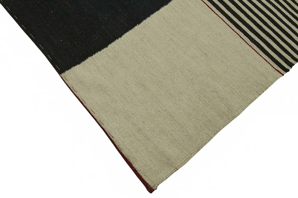 Söküntü Bej Modern Dizayn Yün El Dokuma Kilim-285x361 - Görsel 4
