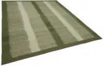 Söküntü Yeşil Çizgili Dizayn Yün El Dokuma Kilim-247x296 - Görsel 2