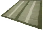 Söküntü Yeşil Çizgili Dizayn Yün El Dokuma Kilim-247x296 - Görsel 3
